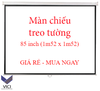 Màn chiếu treo tường 85 inch (1m52 x 1m52)