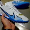 Giày Bóng Đá TQ Nike Mercurial Vapor 15 Academy Trắng Vạch Xanh Biển V2 TF