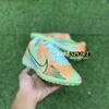 Giày Bóng Đá TQ Nike Zoom Mercurial Vapor 15 Academy Bonded Xanh Cam Vạch Đen HQ TF