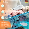 BeeEco - Giấy giặt thông minh cao cấp, 40 tờ * 2 = 80 strips sử dụng cho 80 lần giặt