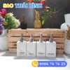 Bình đựng Dầu gội Sữa tắm khách sạn bằng gốm - mẫu 02