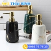 Bình đựng Dầu gội Sữa tắm khách sạn bằng gốm - mẫu 04