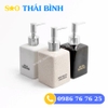 Bình đựng Dầu gội Sữa tắm khách sạn bằng gốm - mẫu 05