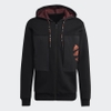 Áo Khoác Adidas Nam Chính Hãng - ESSENTIALS BRANDLOVE FLEECE FULL-ZIP HOODIE - Đen | JapanSport HL9380