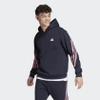 Áo Khoác Adidas Nam Chính Hãng -  FUTURE ICONS 3-STRIPES HOODIE - Navy | JapanSport HY3397