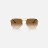 Kính RayBan Chính hãng - RB3699 - Sunglasses in Gold and Brown - 56mm | JapanSport