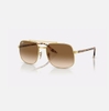 Kính RayBan Chính hãng - RB3699 - Sunglasses in Gold and Brown - 56mm | JapanSport