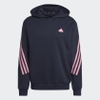 Áo Khoác Adidas Nam Chính Hãng -  FUTURE ICONS 3-STRIPES HOODIE - Navy | JapanSport HY3397