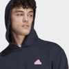 Áo Khoác Adidas Nam Chính Hãng -  FUTURE ICONS 3-STRIPES HOODIE - Navy | JapanSport HY3397