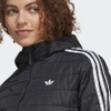 Áo Khoác Adidas Nữ Chính Hãng - HOODED PREMIUM SLIM JACKET - Đen | JapanSport HM2612