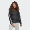 Áo Khoác Adidas Nữ Chính Hãng - HOODED PREMIUM SLIM JACKET - Đen | JapanSport HM2612