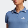 Áo Polo Adidas Nữ Chính Hãng - Clubhouse Classic Premium Tennis Polo - Blue | JapanSport IA7036