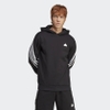 Áo Khoác Adidas Nam Chính Hãng - Future Icons 3-Stripes Hoodie - Đen | JapanSport IC6710