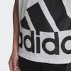 Áo Phông Adidas Nam Chính Hãng - Giant Logo Tee Essentials - Trắng/Đen | JapanSport HE1829
