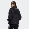 Áo Khoác Adidas Nữ Chính Hãng - Loose-fit Denim Look Cross Jacket - Đen | JapanSport IA5209