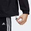 Áo Khoác Adidas Nữ Chính Hãng - Loose-fit Denim Look Cross Jacket - Đen | JapanSport IA5209