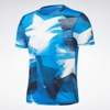 Áo Phông Reebok Chính Hãng - Running Essentials Tee - Blue/White | JapanSport - FL4757