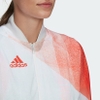 Áo Khoác Adidas Nữ Chính Hãng - Team Hungary Podium Jacket - Xanh/Trắng/Đỏ | JapanSport GF0291