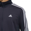 Áo Khoác Adidas Nam Chính Hãng -  Long Sleeve Jersey Jacket 3 Stripes - Xanh| JapanSport GN0750