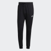 Quần Adidas Nam Chính Hãng - ESSENTIALS FLEECE REGULAR TAPERED PANTS - Đen | JapanSport HL2236