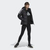 Áo Khoác Nữ Lông vũ Adidas Chính hãng - Essentials Midweight Down Hooded Jacket - Black | JapanSport GT9175
