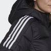 Áo Khoác Nữ Lông vũ Adidas Chính hãng - Essentials Midweight Down Hooded Jacket - Black | JapanSport GT9175