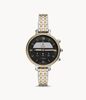 Đồng hồ Fossil Chính hãng - Hybrid Smartwatch HR Monroe Two-Tone - Màu vàng - FTW7036 - Nữ | JapanSport
