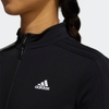 Áo Khoác Adidas Nữ Chính Hãng - PRIMEBLUE FULL-ZIP 3-STRIPES TRACK JACKET - Đen | JapanSport GV1232