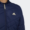 Áo Khoác Nữ Adidas Chính hãng - Big Adidas Logo Thermal Medium Cotton Long Sleeve Full Zip Jacket - Xanh | JapanSport HG8226