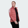 Áo Khoác Nữ Lông vũ Adidas Chính hãng - Essentials Midweight Down Hooded Jacket - Hồng | JapanSport HK4663