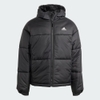 Áo Khoác Adidas Nam Chính Hãng - THREE STRIPES PUFFY HOODED JACKET - Đen | JapanSport IK0521