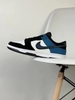 Giày Nike Nam Nữ Chính Hãng - Dunk Low Black White Blue (GS) - Đen | JapanSport DH9765-104