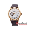 Đồng hồ chính hãng Orient Nam - SEMI-SKELETON RN-AG0004S - dây da | JapanSport