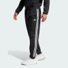 Quần Adidas Nam Chính Hãng - ESSENTIALS 3-STRIPES TAPERED BOOT TRACK PANTS - Đen | JapanSport H46105