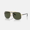 Kính Ray-Ban Chính Hãng - Sunglasses in Gold and Green  | 0RB3699 900031 59mm | JapanSport