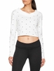 Áo Reebok Nữ Chính Hãng - Long Sleeved Classics Crop - White | JapanSport - CF3148