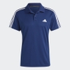 Áo Polo Adidas Nam Chính Hãng - TRAIN ESSENTIALS PIQUÉ 3-STRIPES TRAINING - Xanh | JapanSport IB8108