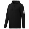 Áo Khoác Reebok Chính Hãng - Workout Ready Fleece Pullover Hoodie - Đen | JapanSport EC0880