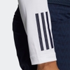 Áo Polo Adidas Nam Chính Hãng - CHEST PRINT LAYERED SHIRT - Xanh/Trắng | JapanSport HT6842