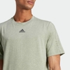Áo Phông Adidas Chính Hãng - MELANGE SHORT SLEEVE T-SHIRT - Olive | JapanSport IJ8956