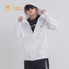 Áo Hoodie Champion JP C Full Zip - White - C3Q103WHT