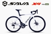 Xe Đạp Đua ĐỨC SAVA X4: Carbon cao cấp TORAY T800 tem UCI, Shimano 105-R7000 22 tốc độ, trục rỗng, líp thả, phanh đĩa dầu, lốp Continental Ultrasport  700x25C. ĐƯỢC MONG ĐỢI NHẤT