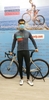Áo đạp xe dài tay CAO CẤP LAMEDA màu Ghi đá Xanh Cam - Mã D1QLGXC