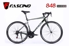 Xe đạp đua FASCINO 848: Khung Nhôm KHÔNG mối hàn, Groupset SHIMANO 3x7 tốc độ, Phanh V, Vành nhôm, Bánh 700 QUÁ ĐẸP - GIÁ BÌNH DÂN