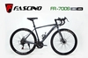 Xe đạp đua FASCINO FR-700s: Khung thép cường lực, group 21 tốc độ, tay lái và vành hợp kim nhôm 2 lớp, phuộc đơ, phanh đĩa
