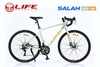 Xe đạp đua LIFE SALAH: Khung Nhôm mối hàn mịn, Group SHIMANO 2x7 tốc độ. Bánh 700x25C. Chất Lượng - Đẹp - Giá Rẻ