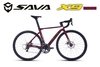 Xe Đạp Đua ĐỨC SAVA X9.5 4700 : Carbon cao cấp TORAY T800 tem UCI, SHIMANO Tiagra 4700 2x10 tốc độ, trục rỗng, líp thả, phanh đĩa dầu, lốp Continental Ultrasport 700x25C