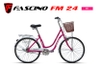 Xe đạp mini FASCINO FM24 khung thép 2 dóng, vành nhôm, cỡ bánh 24