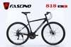 Xe đạp Touring FASCINO 818: Khung Nhôm, Groupset SHIMANO 3x7 tốc độ, Phanh đĩa, Vành nhôm, Bánh 700 CHẤT - ĐẸP - GIÁ MỀM