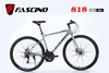 Xe đạp Touring FASCINO 818: Khung Nhôm, Groupset SHIMANO 3x7 tốc độ, Phanh đĩa, Vành nhôm, Bánh 700 CHẤT - ĐẸP - GIÁ MỀM